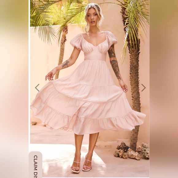 Sage+Paige Dresses & Skirts - Sage + Paige Sweetest Tea Maxi Dress Beige
